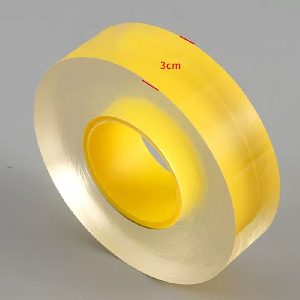 Clear 3cm wide protective film for silver watch bands, ensuring scratch-free jewelry.