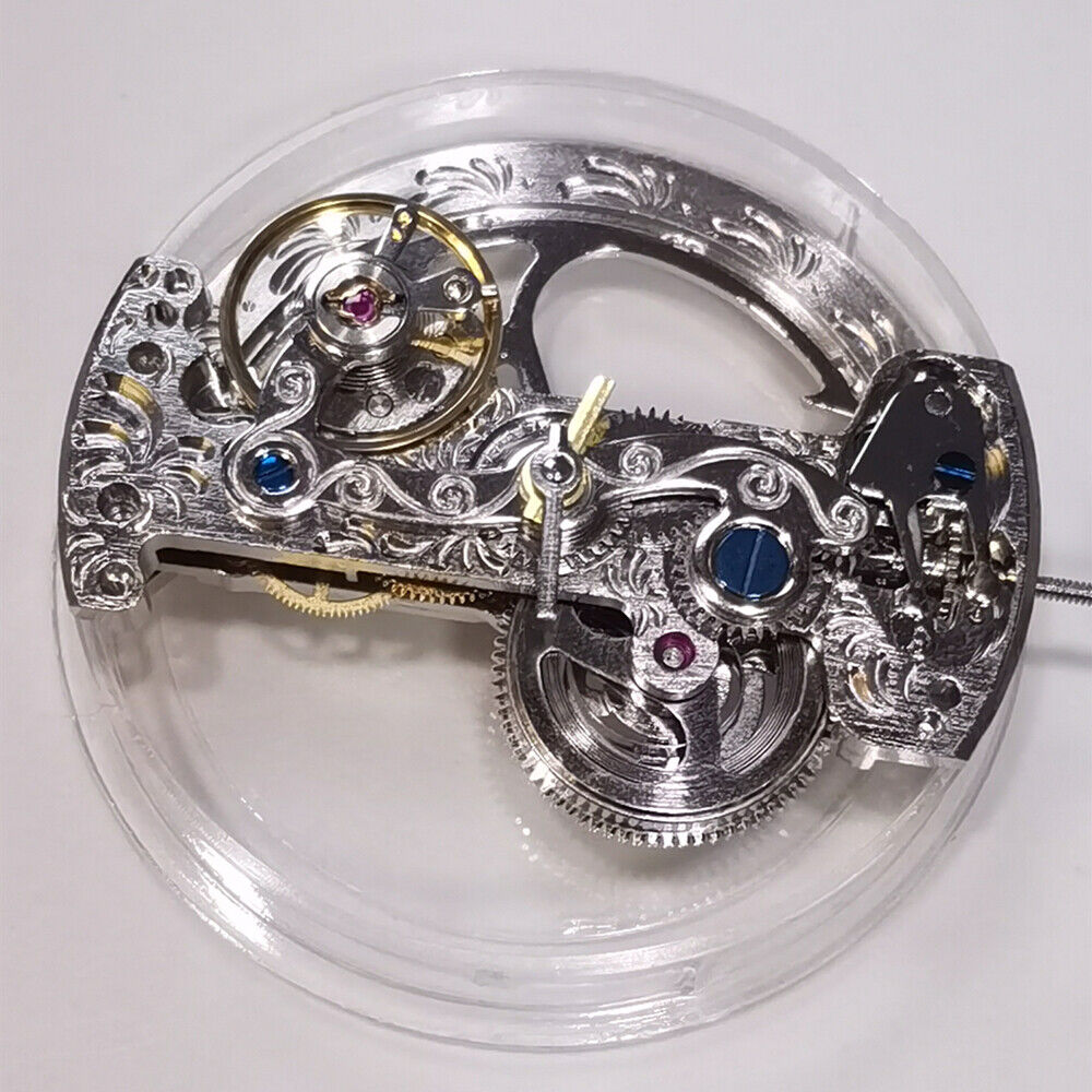 Rechteckiges automatisches Chronographenwerk, Unruh @10 / Rotor-Schwungmasse