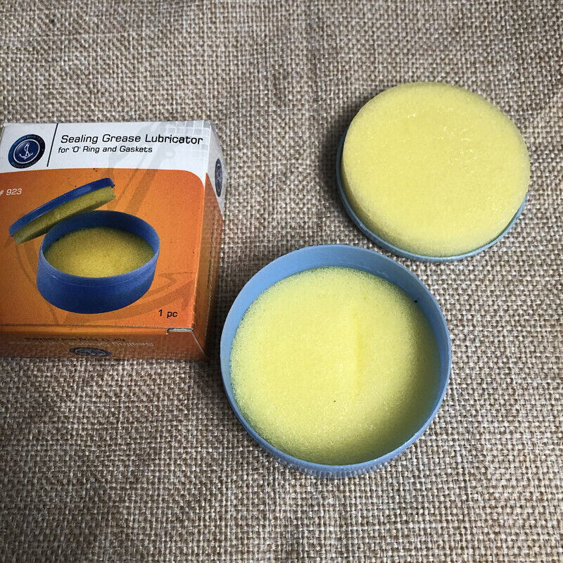 In Indien hergestellte Lubri-Gaskets-Box mit zwei Schaumstoff-Dichtungsfett-Schmierkissen 7055
