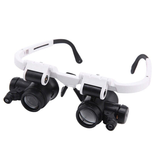 Spectacle Magnifier by Wit, multifunctional headband glasses for hands-free close-up viewing.