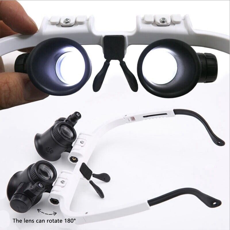 Wit Spectacle Magnifier hands-free headband glasses for detailed close-up watch accessory work.