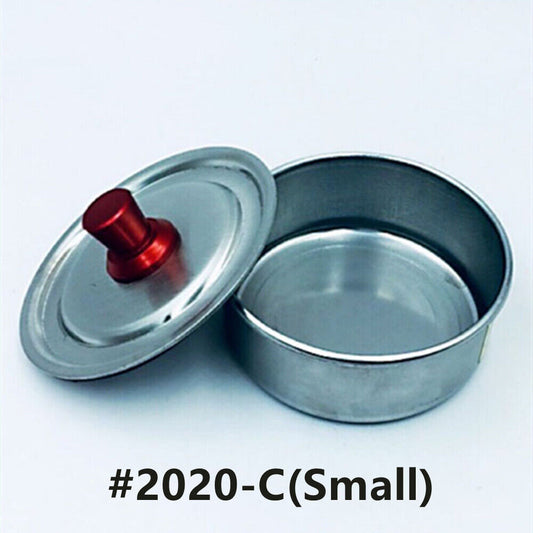 63mm stainless steel watch oil cup by Benzine with anti-leak cover for precise watchmaker use