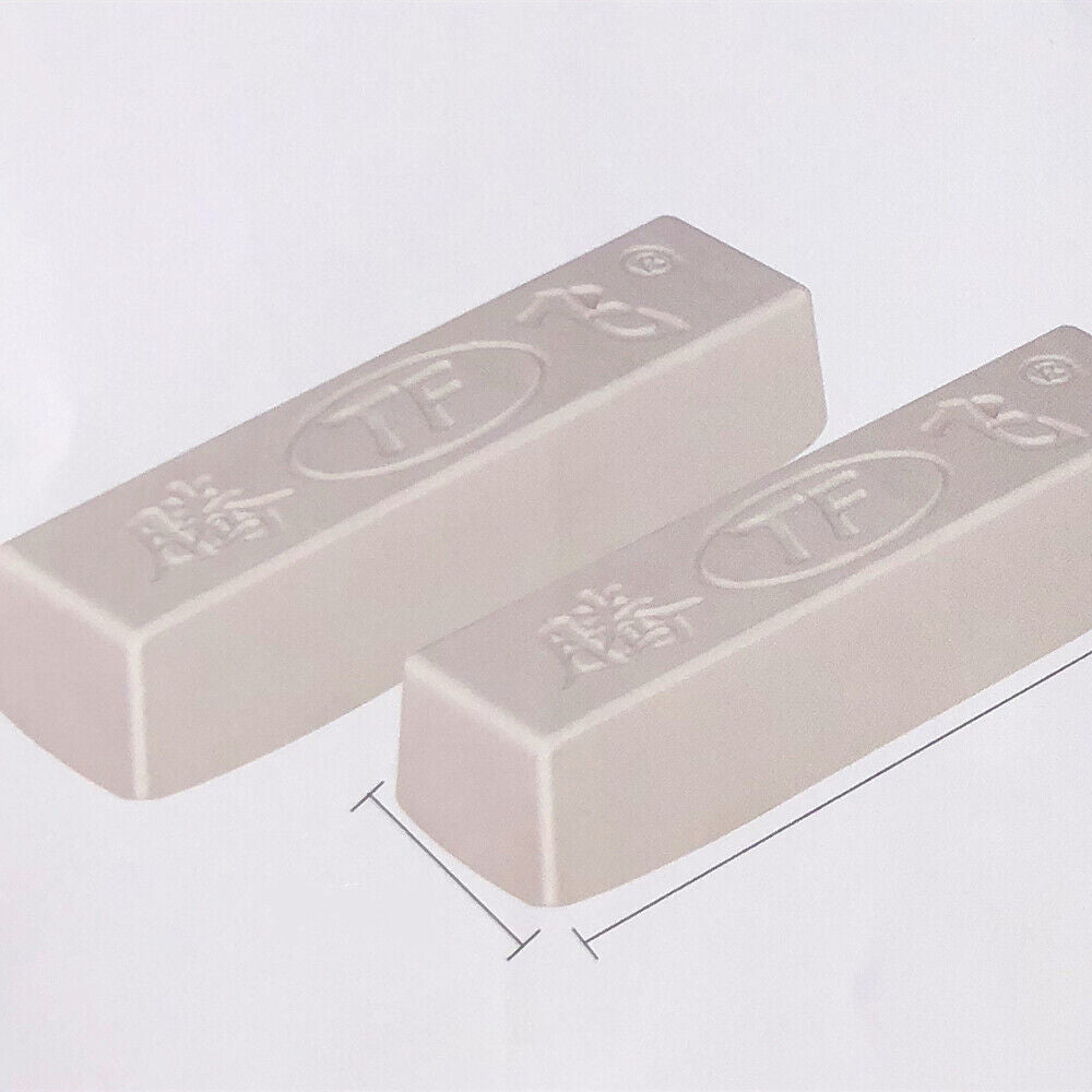 1. White stainless steel polishing compound for watch and jewelry repair.