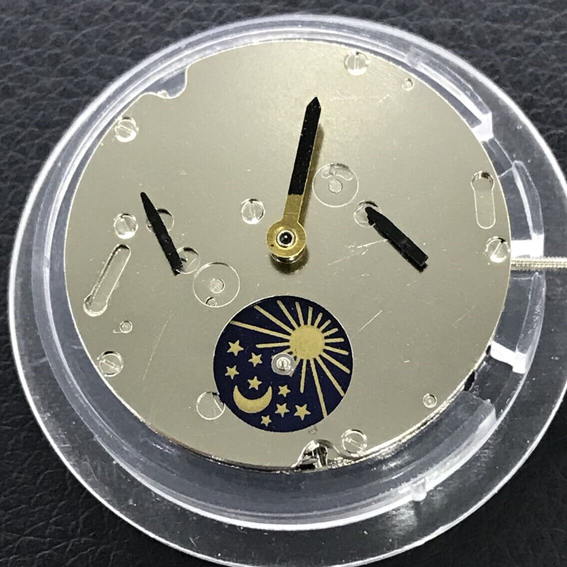 3 Hands China Made Nanning 2813 Mechanical Movement Moon Phase@6 Small Second
