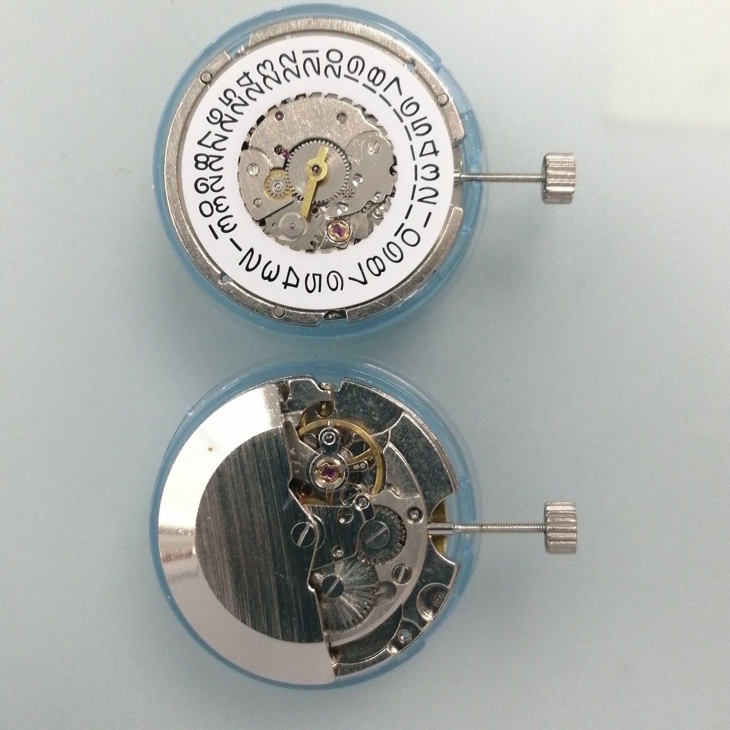 China Made Men 3 Hands Silver Tianjin Seagull ST6 Mechanical Movement Date@3