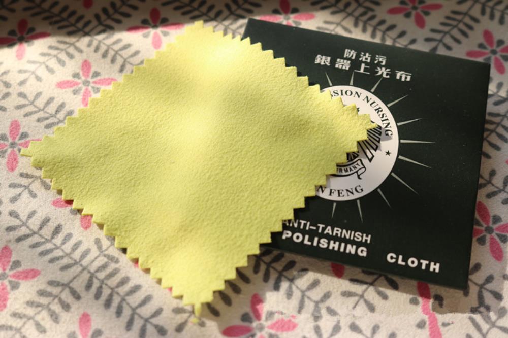 10pcs silverware polishing cloths for sterling silver and platinum jewelry care