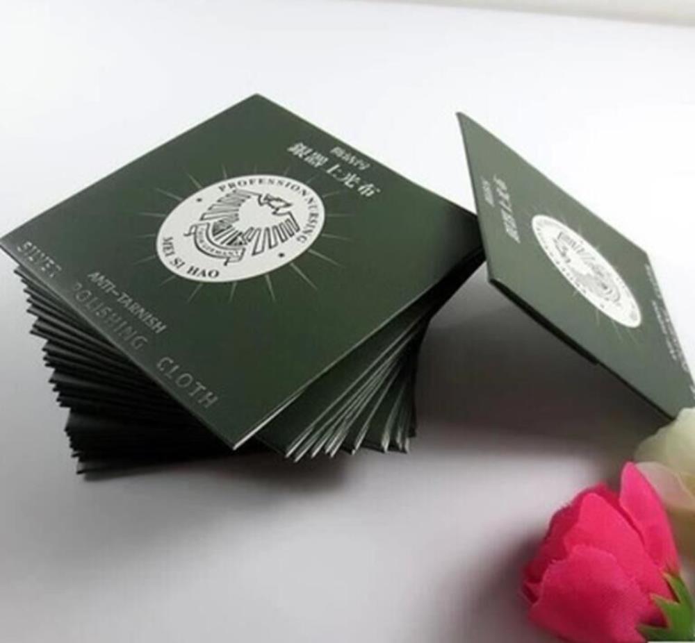 10pcs silverware polishing cloths for sterling silver and platinum jewelry care