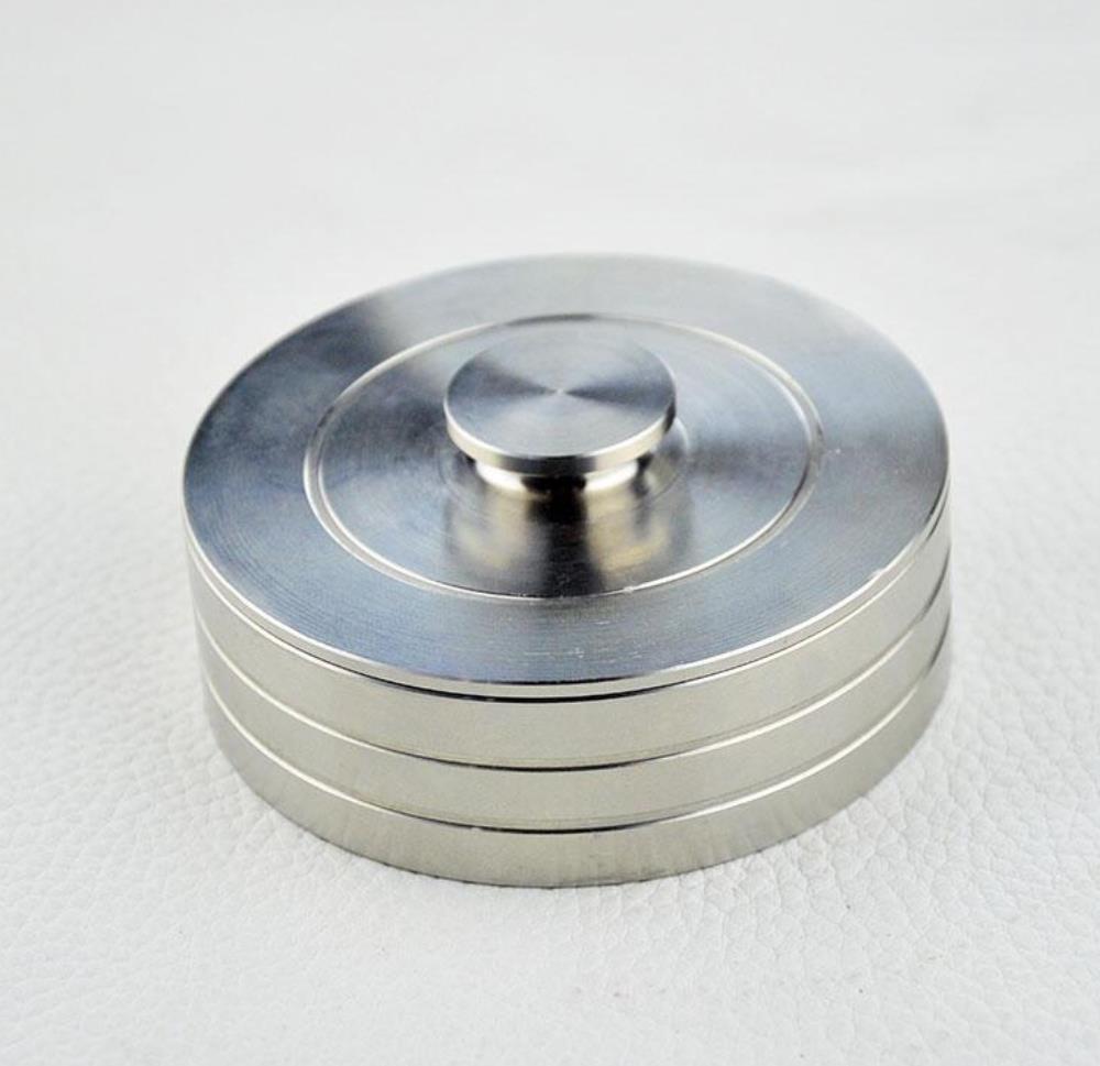 76mm stainless steel watch oil benzine cup with anti-leak cover, durable 304 steel.