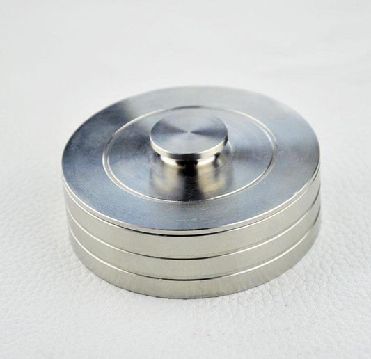 76mm stainless steel watch oil benzine cup with anti-leak cover, durable 304 steel.