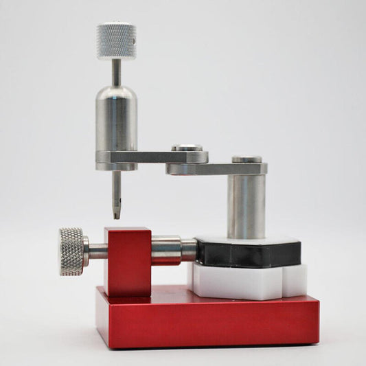 Swivel tool for removing watch band screws, fits pins 0.6mm-1.6mm, precise bracelet link repair.