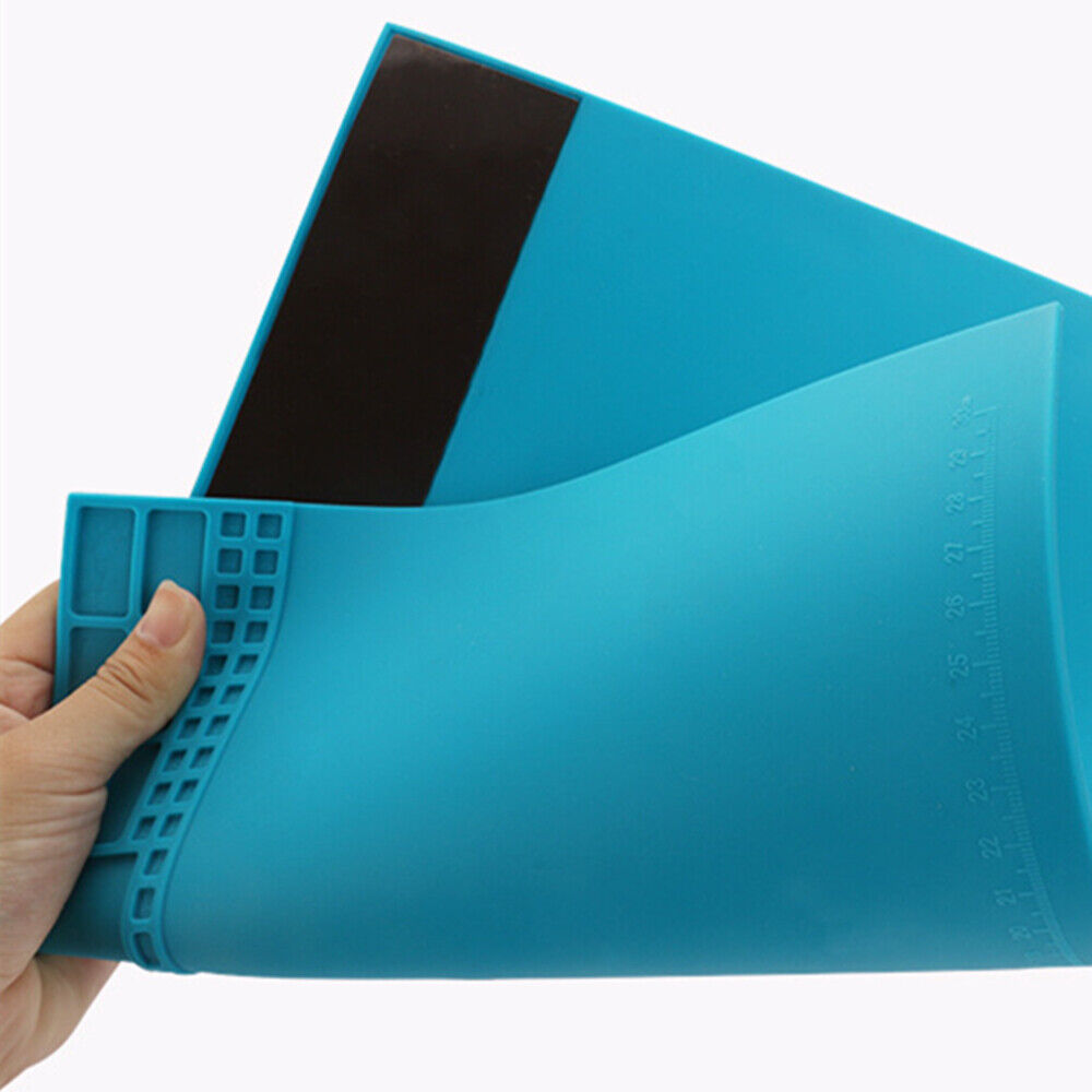 TE504 silicone insulation pad 35x25.5cm for watch repair, thermostable and anti-corrosive surface.