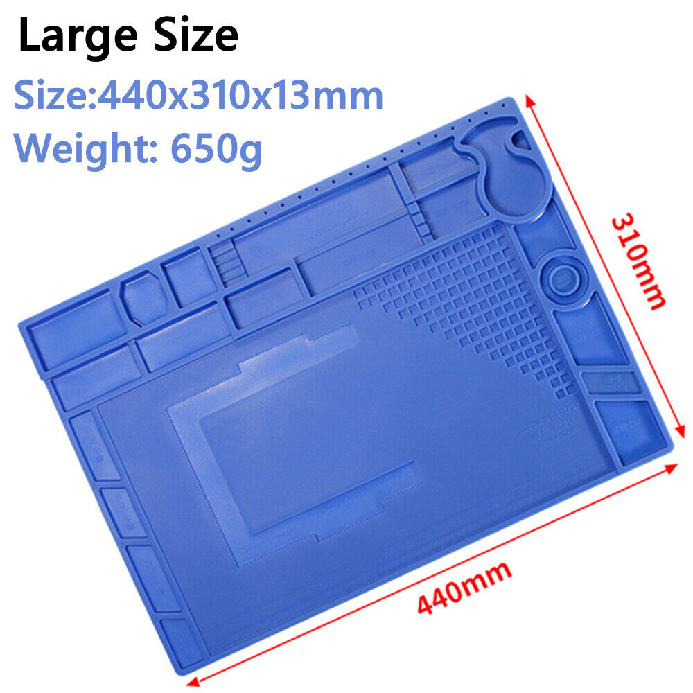 Large magnetic silicone insulation pad featuring thermostable, anti-corrosive properties for precise watch repair.