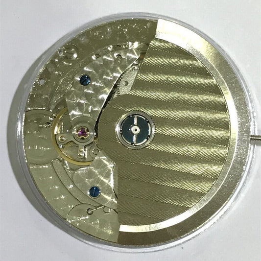 Hangzhou kinetic watch movement with mechanical small second at 6 o'clock, precision timepiece.