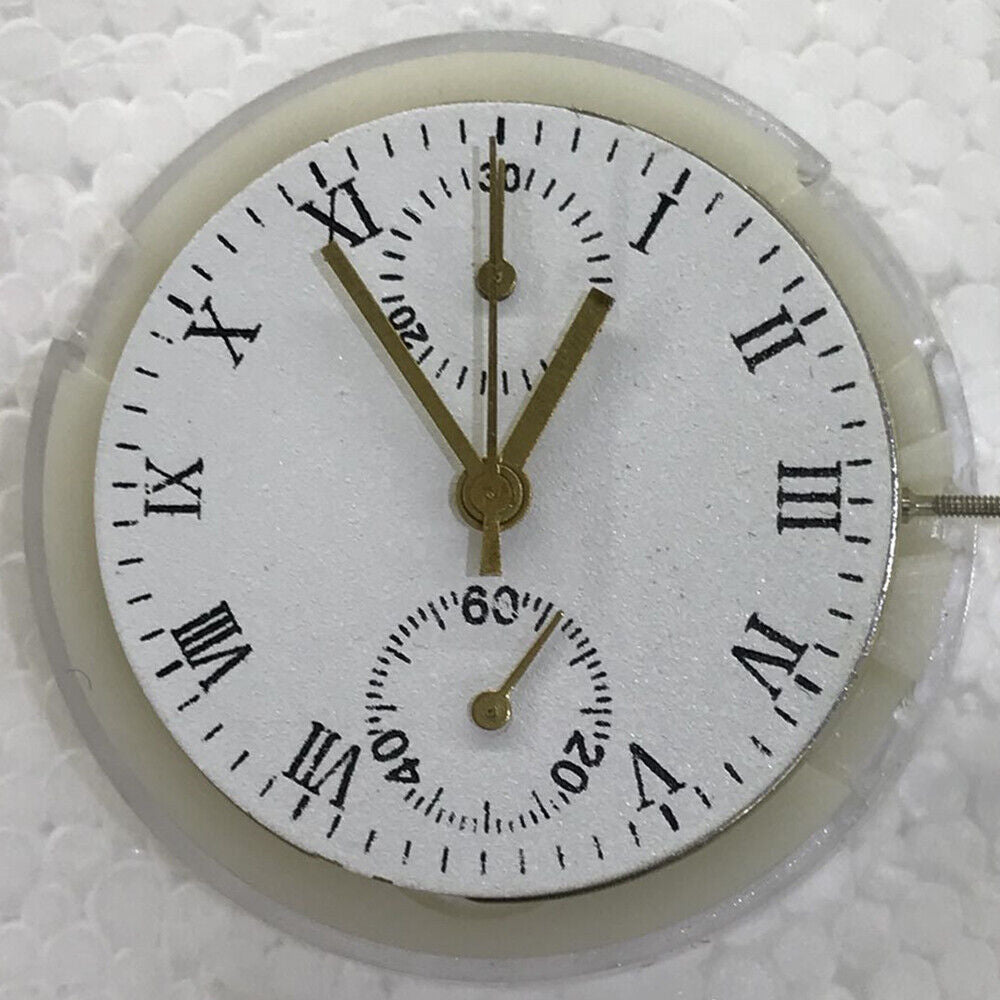 China Made 7750 Chronograph Movement 2 Hands Small Second @6@12