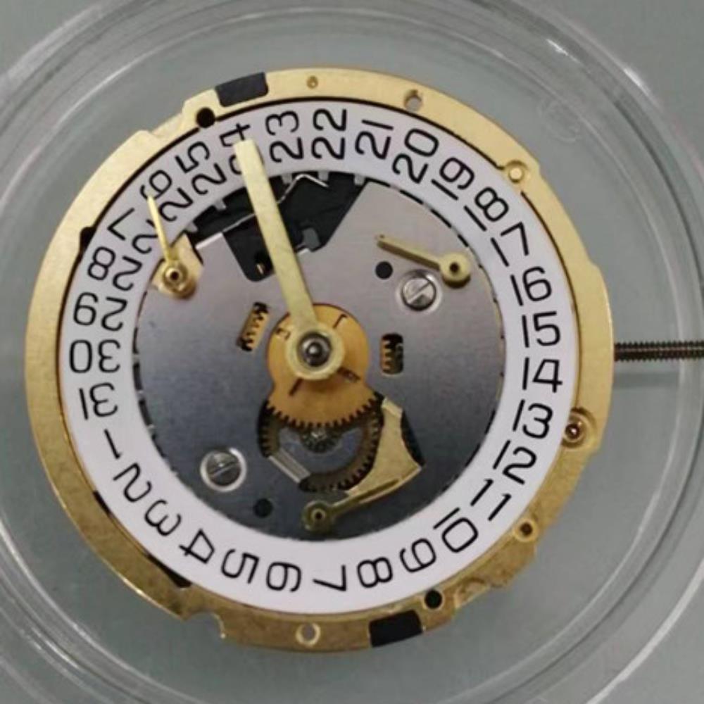 ETA 251.471 Swiss made quartz watch movement with 3 hands, date at 4, and small seconds at 2,6,10 o?clock.