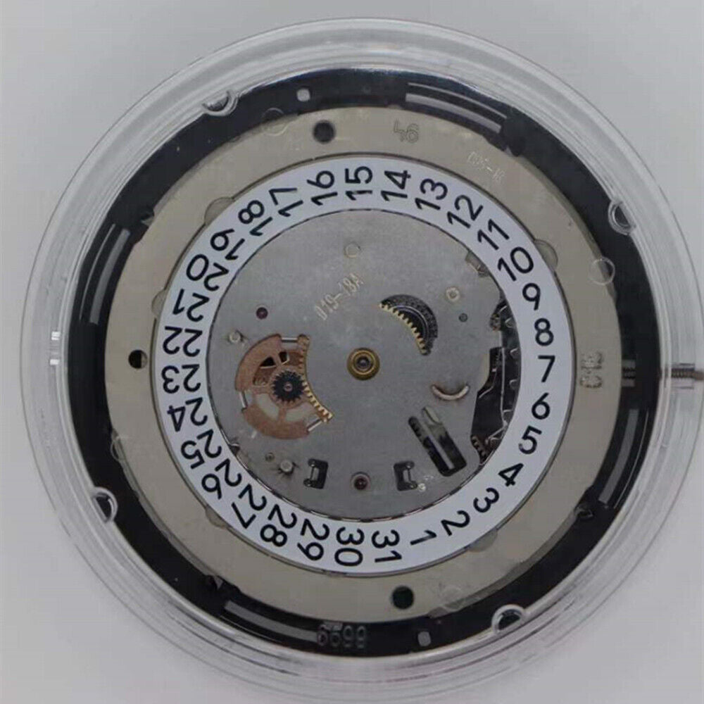 Swiss Made Genuine ETA C15.111 Chronograph Mechanical Movement 1853 White Dial
