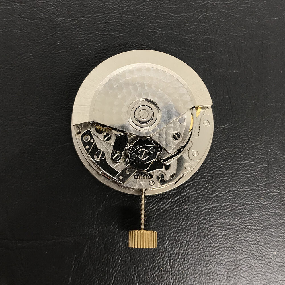 Asian 7750 automatic chronograph movement featuring ETA 7753 layout with subdials at 3, 6, and 9 o'clock for precise timekeeping.