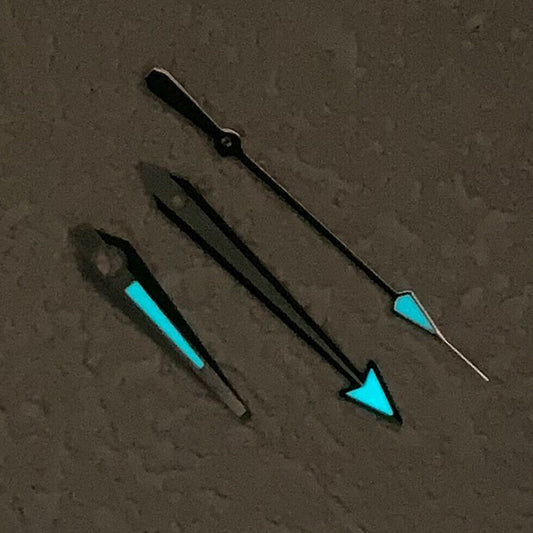 Blue luminous second hand set for NH35A/NH36A/4R/7S movements by BB4, precise and glowing.