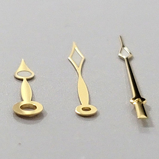 Green luminous watch hands set for NH35A/NH36A movement by A11, precise 10.5/14.5/14.5mm sizes.