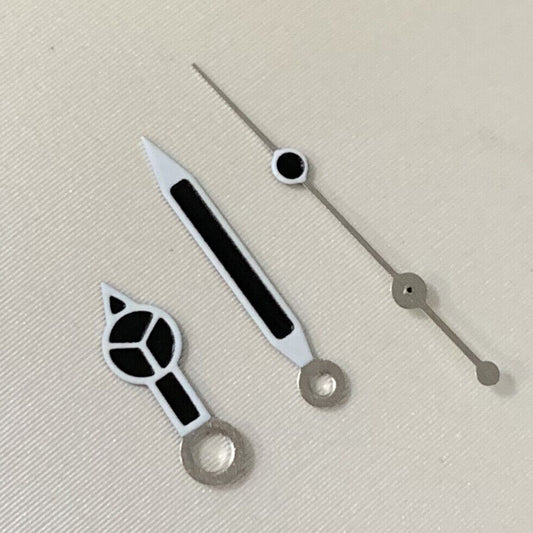 Green luminous trim black watch hands set for NH35A/NH36A/4R36 movement, brand B28-2