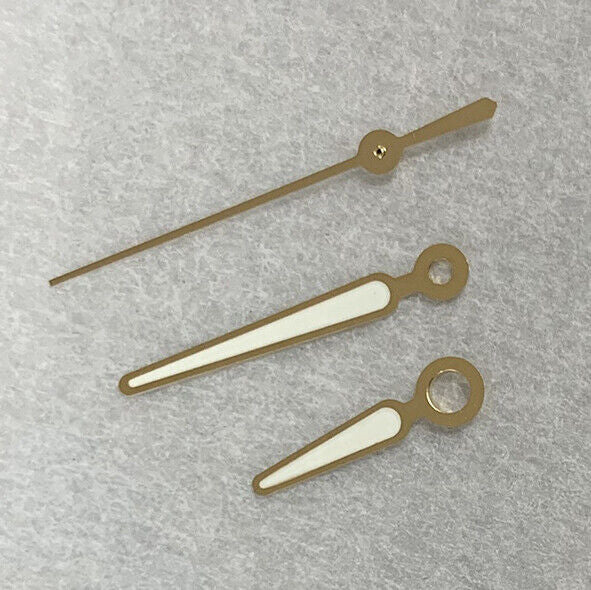 Green luminous watch hands with golden trim for NH35A/NH36A/4R/7S movements, BB10 brand