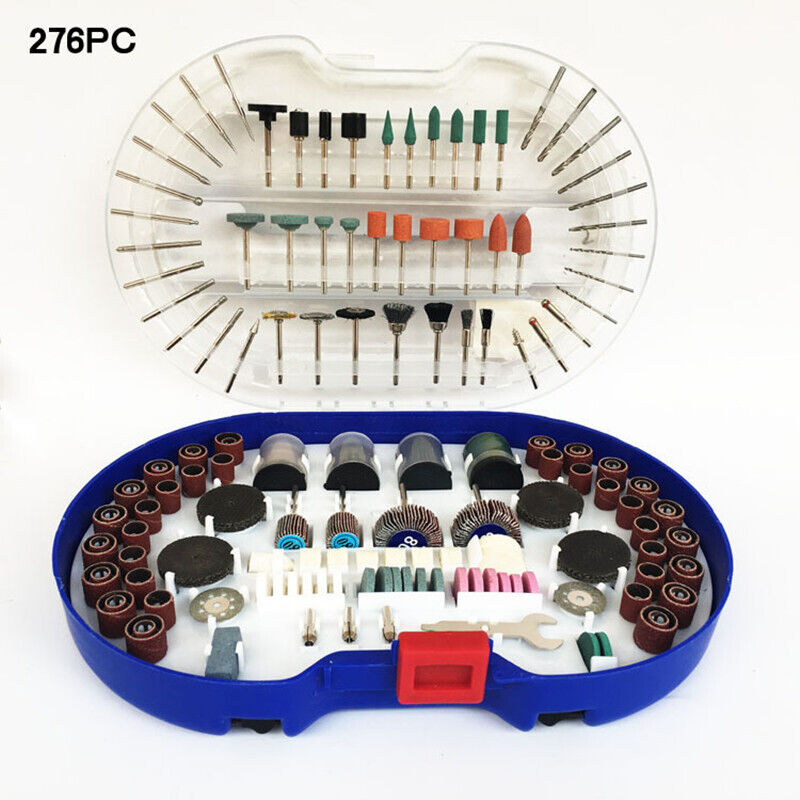 276PCS Elektrische Schleifen Rotary Tool Kit Schneiden Schleifen Discs Steine Polieren