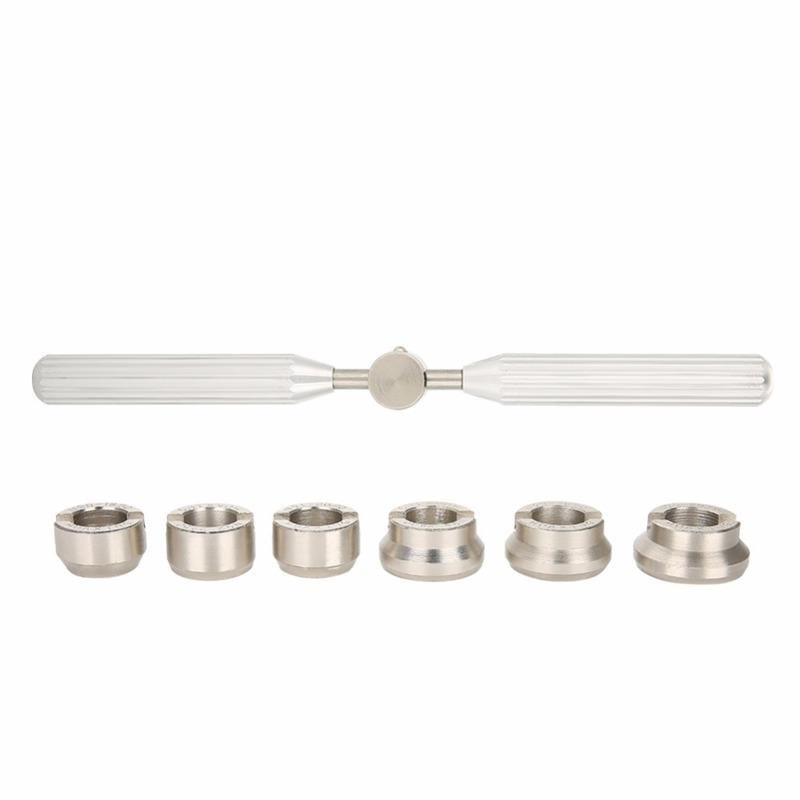 7PCS Watch Back Case Cover Opener Removal Set Wrench 5537 Replacement