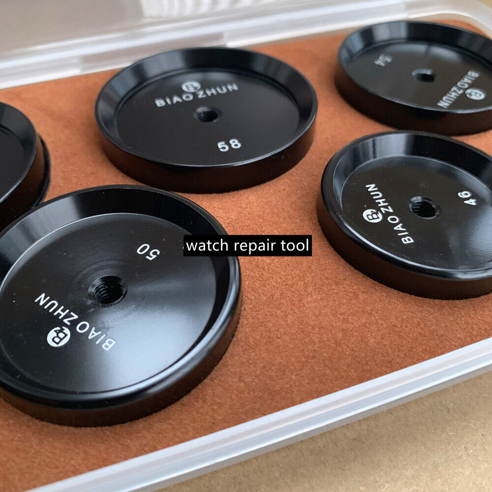 5pcs Watch Press Dies Rubber Watch Base Case Press Dies Watch Tool