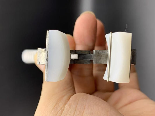 Spring shaft pliers, steel tool for watchband and bracelet ear rod connection, precise repair accessory.