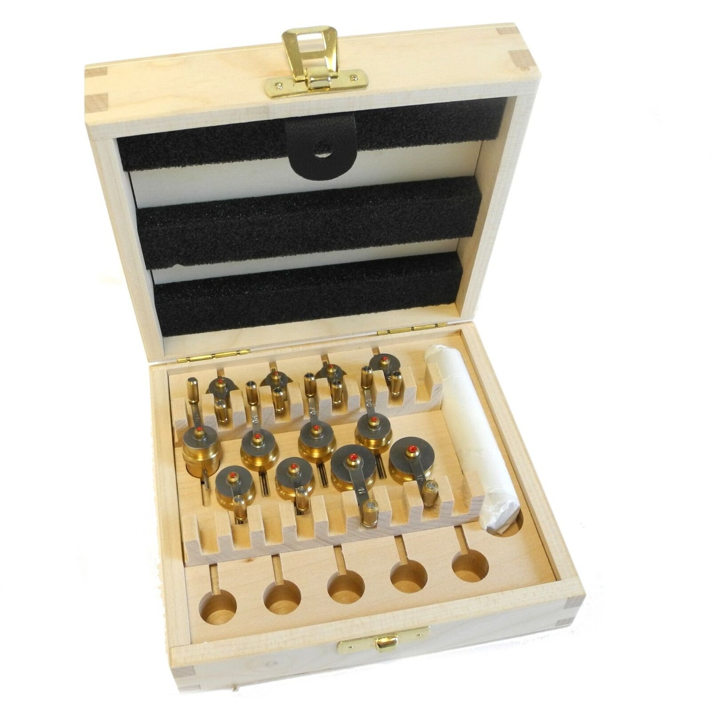 Bergeon 2795-ETA Assortment of 12 Watch Mainspring Winder For ETA Calibres