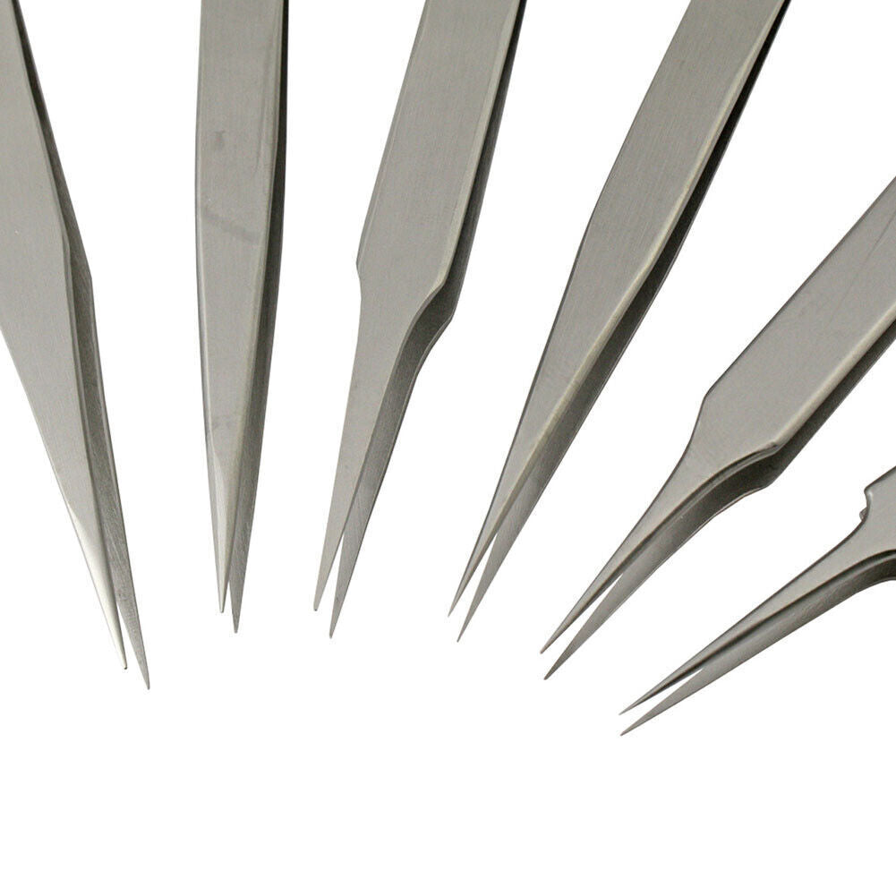 Bergeon 7024 Lot de 6 pinces antimagnétiques pour horloger suisse