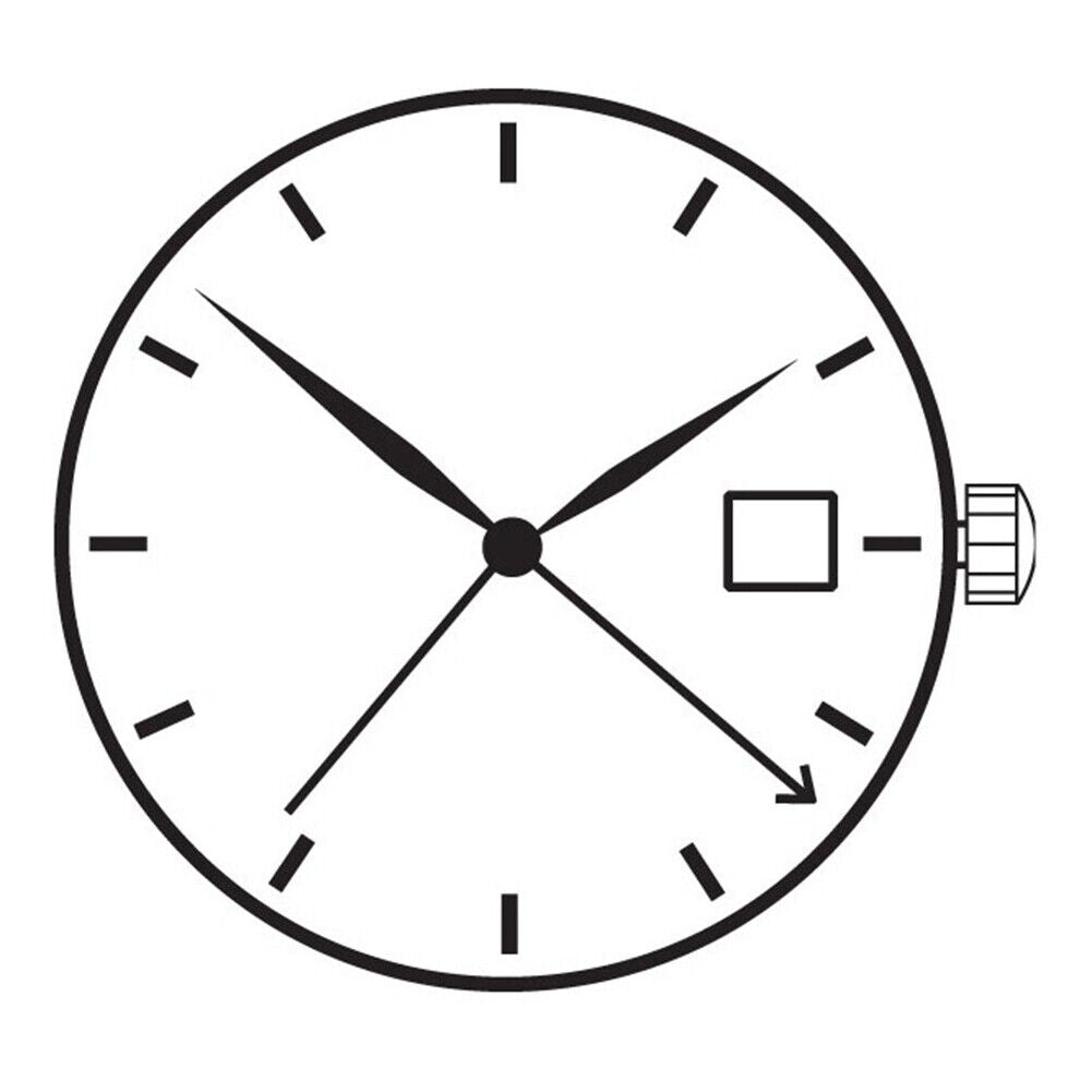 ETA 804.192 Watch Quartz 3 Hands Movement