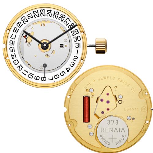 ETA E64.511 quartz watch movement with precise timekeeping for reliable watch accessories.