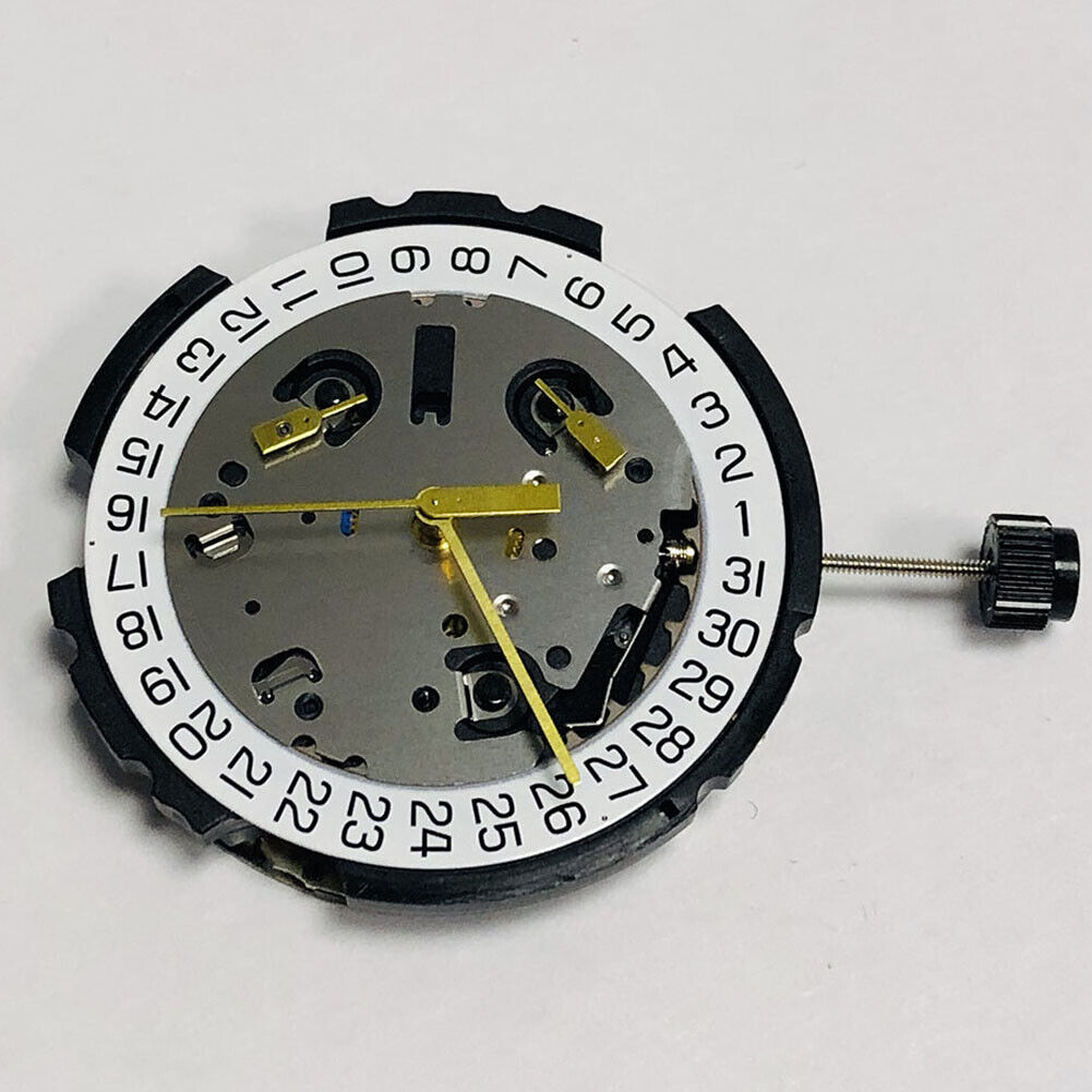 ETA G10.962 Watch Quartz Movement Chronograph 3 Eyes Date 4