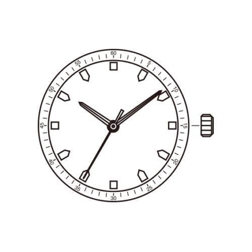 Miyota 5R32 Japan Quartz Movement