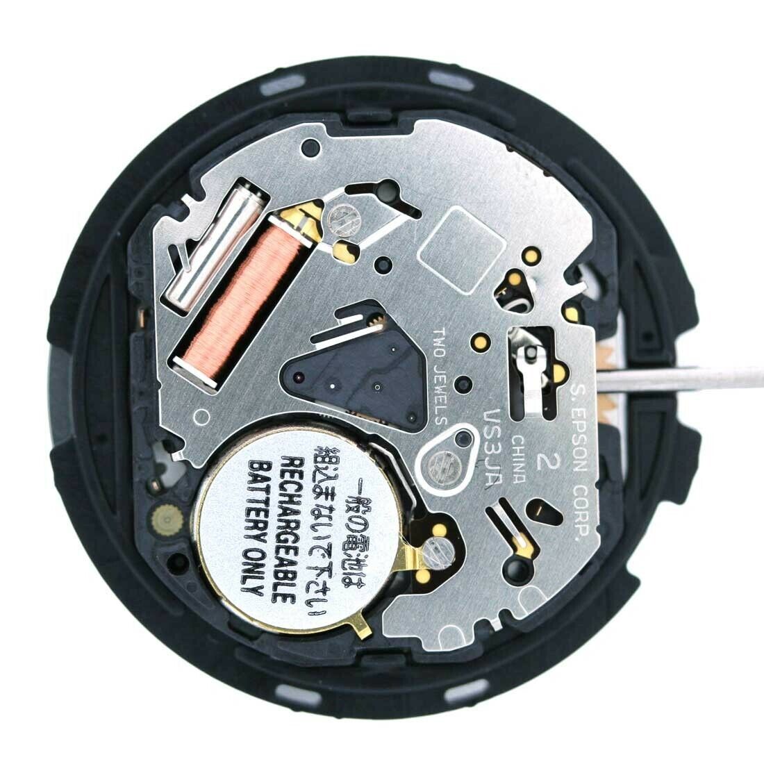 Montre Hattori Epson TMI VS3J VS3JA à mouvement à quartz, énergie solaire, fabriquée au Japon