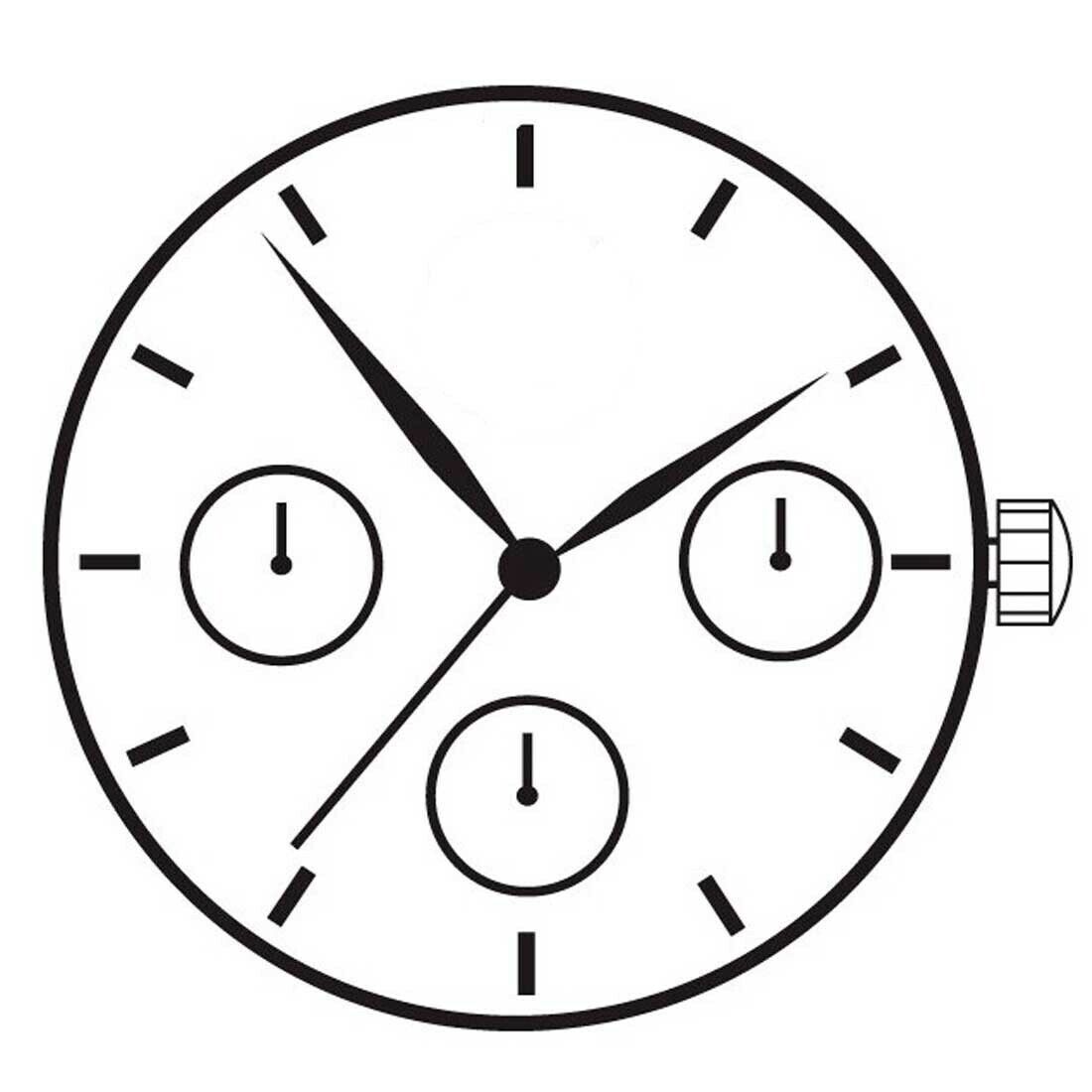 Montre Hattori Epson TMI VS3J VS3JA à mouvement à quartz, énergie solaire, fabriquée au Japon