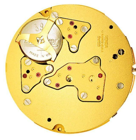 Ronda 5040.F quartz watch movement with chronograph function for precise timekeeping.