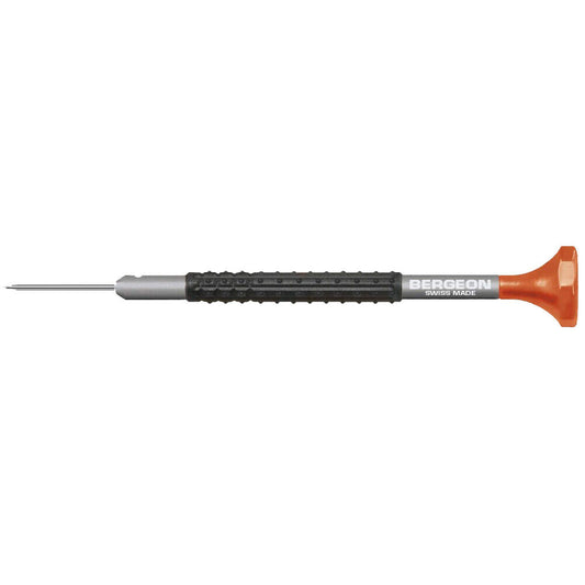 Bergeon 7899-S10 precision watch screwdriver set, aluminum handles, sizes �0.5-3.0 mm for fine repairs