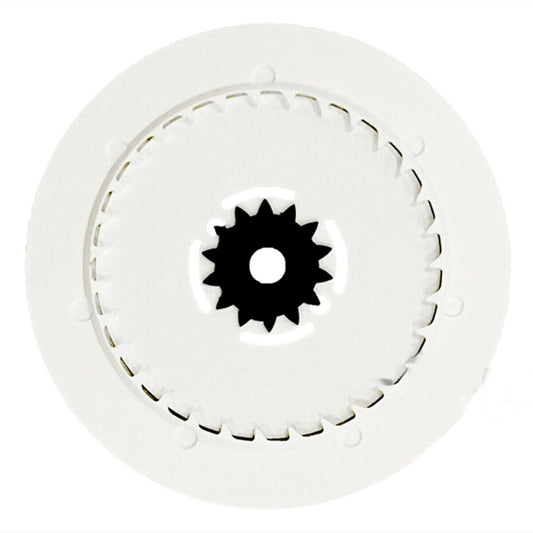 Roman and English font date and week disk wheels in white for NH36 3/3.8 movement, precision watch accessory.