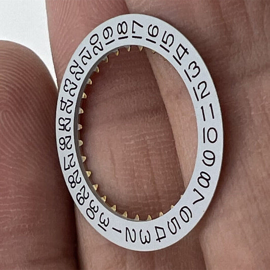 Original Date disk wheel for Omega 1020 1030 movement, precise replacement part for watch repair.