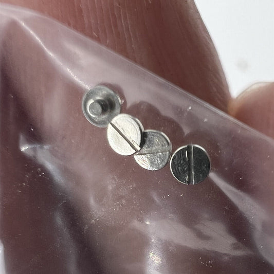 Screws for NH05 NH06 rotor oscillating weight, precision fit for watch movement components.