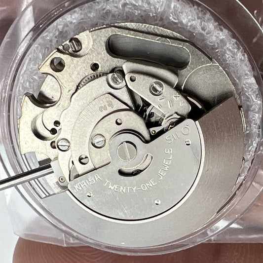 Seiko SII NH15A automatic movement, Japan made, reliable watch accessory for precise timekeeping.
