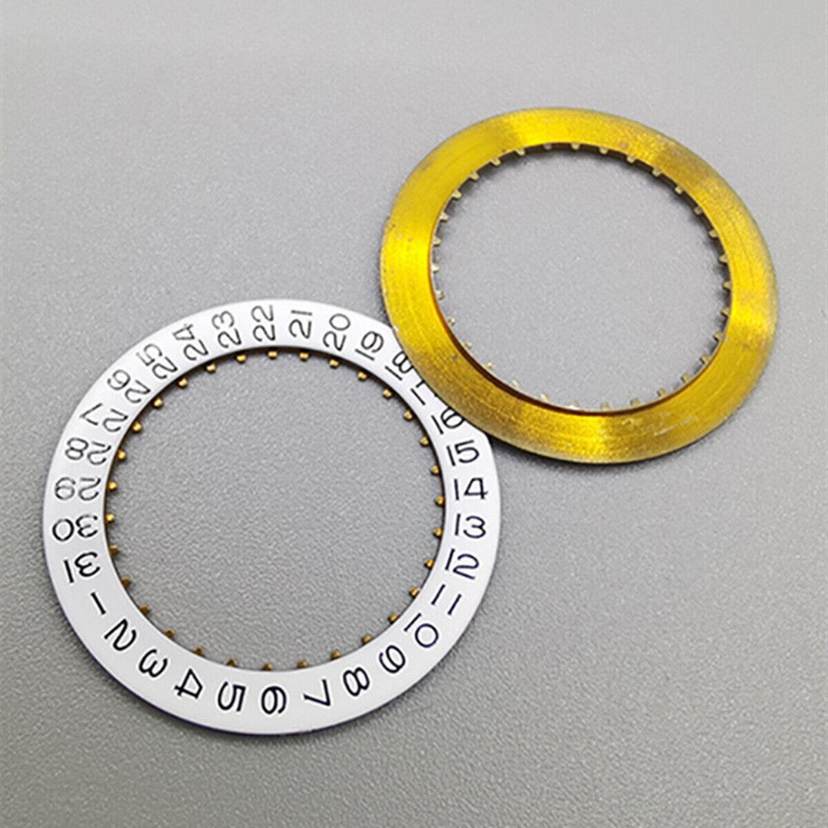 Black font date disk wheel for ETA2836 watch movement, date display at 3 o'clock, watch accessory.