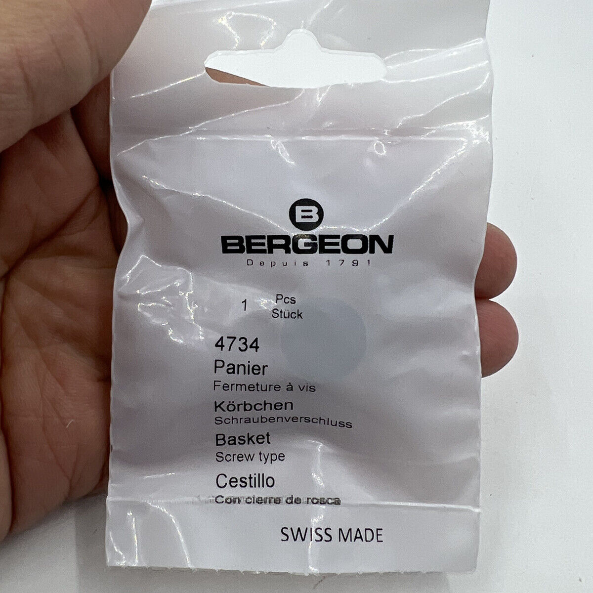 Bergeon 4734 Cleaning Basket 16mm Watch Parts Watchmakers Swiss Tool
