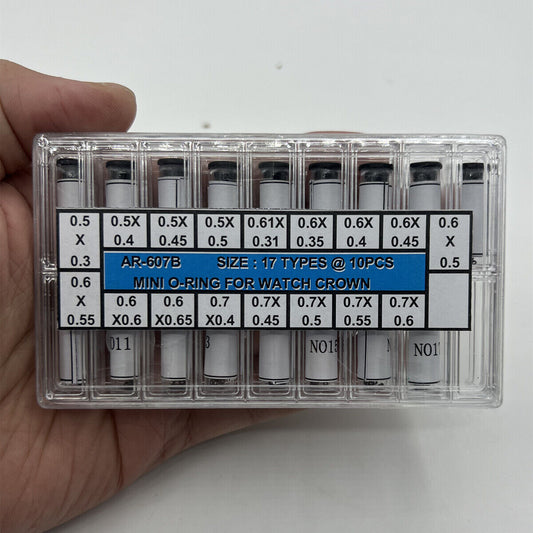 Glass Crystal Waterproof Mini O-ring seal for watch crown gasket AR-607B