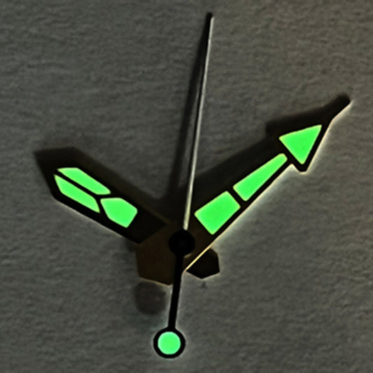 Golden Trim C3 Super Lume watch hands for SKX/SBBN diving models with NH35 NH36 movement.