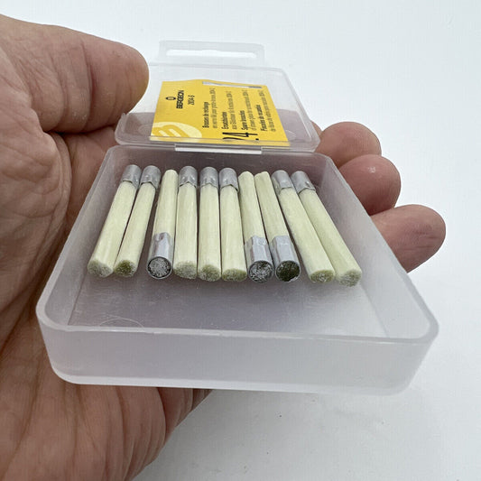 1. Bergeon 2834-S glass fibre scratch brush refills pack of 5 for watch accessory maintenance.