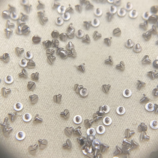 1. Precision watch case clamp screws for Miyota 9015 movement, pack of 500pcs.