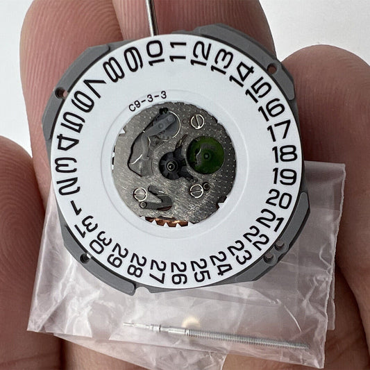 Miyota 1S13 Japan Quartz Movement watch with date display at 3 o'clock, precise timekeeping accessory.